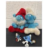 1980 Smurf and 1981 papa Smurf