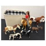 Briar, horses, briar Ryder with  schleigh horses