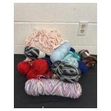 Vintage yarn rolls