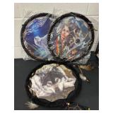 Three 13ï¿½ dream catchers