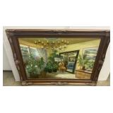 Large oil painting, signed see all pics 31x43