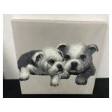 Puppies Canvas Artwork 16x16