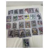 Group of sleeved NFL cards see all pics