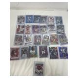Group of sleeved NFL cards see pics