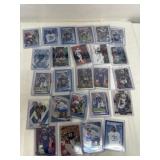 Group of sleeved NFL cards Buffalo Bills