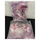 2 New pink paw dress medium costume