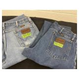Two 35x30 wrangler Jeans