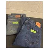 36x29 and 35x34 Levi jeans