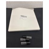 Group of new castor oil containers 1 inch