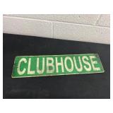 6ï¿½x4ï¿½ metal club house sign