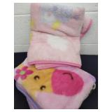 Two children's throw blankets