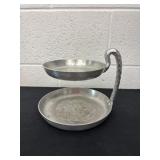 vintage Aluminum 2 tier tray
