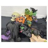 Group of Halloween decor