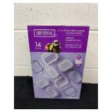 14 piece set airtight seal food storage