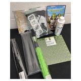 New roller stick fans, mouse pad, shower,