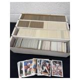 Large box of baseball cards