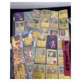Five sheets of Pokï¿½mon cards