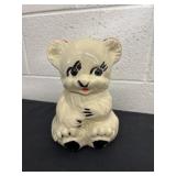 American Pottery Company Bear Cookie Jar Marked