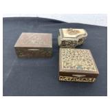 3 cute trinket boxes