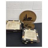 19pc home trends dei Dennis east bear  plates