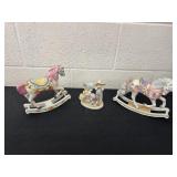 Lenox rocking horse ceramic rocking horse