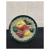7ï¿½ vintage mid-century Royal Copley ceramic fruit