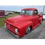 1955 Ford F100 Porsche Red