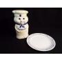 Doughboy Cookie Jar, Corelle Plate