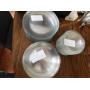 Clear Glass Plates, Duralex France (63 pcs total)