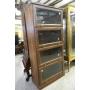 Barrister Bookcase; Tempered Glass in doors