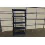 Plano interlocking plastic shelf with 5 shelves
