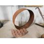 firepit ring & 4 concrete rounded tree ring