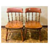 2 - Wood Chairs