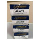 200 Rounds - Magtech - .45 Auto Ammo