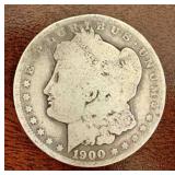 1900 - O Morgan Silver Dollar