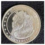 1 OZ Silver  Cornerstone Lion Round