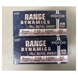 100 Rounds - Ranger Dynamics - 9mm Ammo