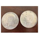 2 - 1964 Kennedy Half Dollar