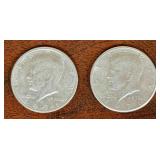 2 - 1971 Kennedy Half Dollar