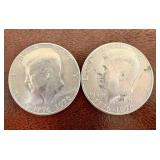 2 - 1776-1976 Kennedy Half Dollar