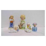 Lefton China, 1983 Enesco Growing Up Girls, Naco