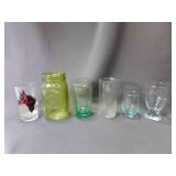 6 Mixed LOT of Drinking Glasses