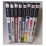 8 Play Station 2 Sports Games - Madden 2001,