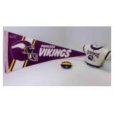 Minnesota Vikings 11ï¿½" X 28" Pennant, Cushion
