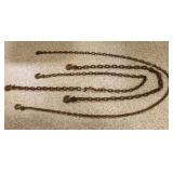 3 Log Chains - 6 FT - 8 FT - 9 FT - SEE PICS for
