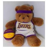 1992 Good Stuff LA Lakers Plush Bear Bball Player