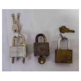2 Master Locks W/Key, American Lock W/Key