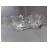 Ducan And Miller Glass Tulip Shaped Creamer