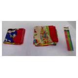 2 Souvenir Map Scarfs Presenting Oklahoma,