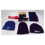 3 Beanies, 3 Headband Ear Warmers, Scarf,